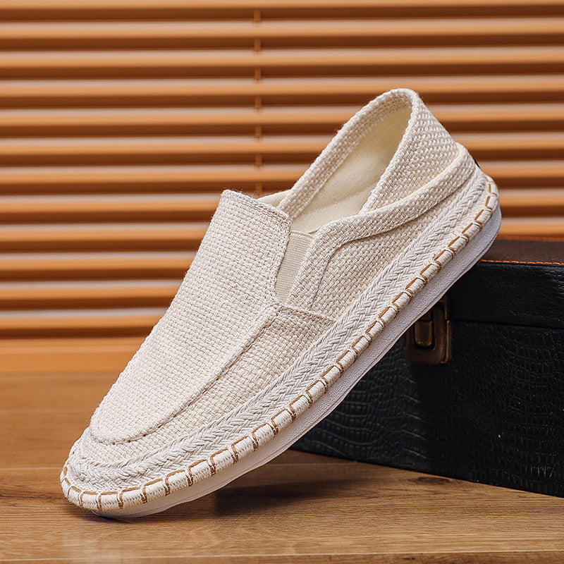 Men’s Linen Breathable Fisherman Loafers