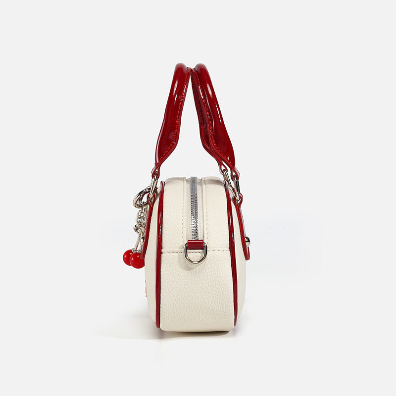 Cherry Belle Contrast Trim Mini Handbag