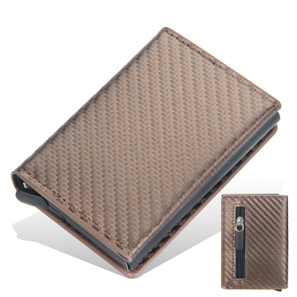 Carbon Fiber RFID Wallet With Multi Card Slots