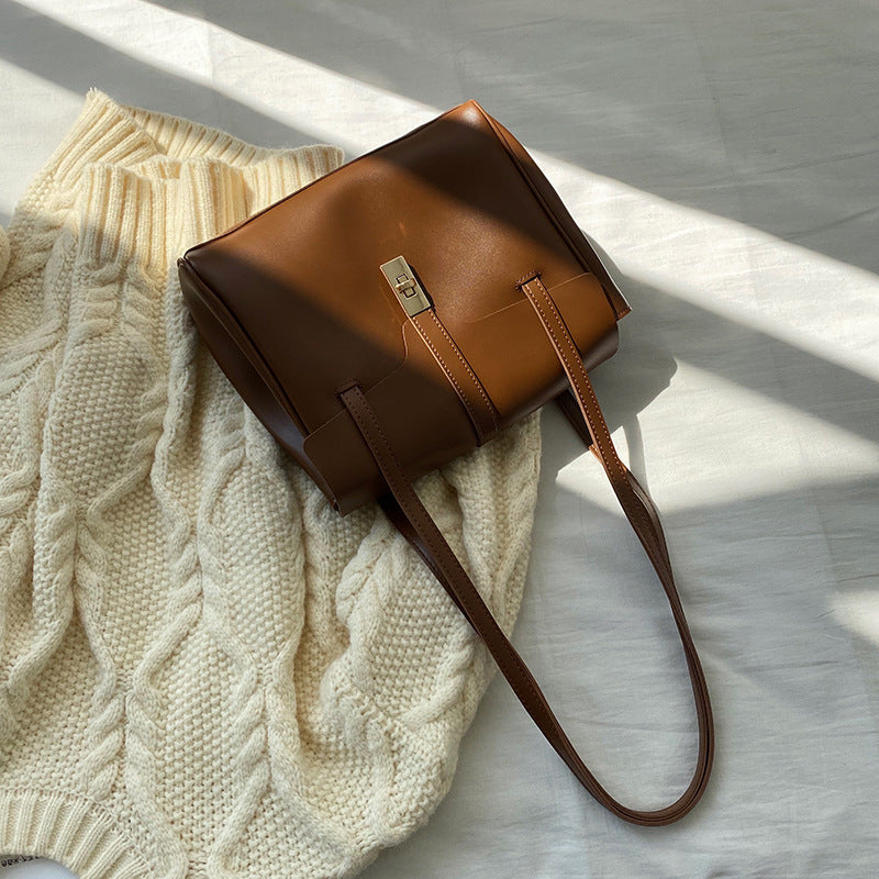 Retro Flip Style Extra Large Commuter Tote Bag