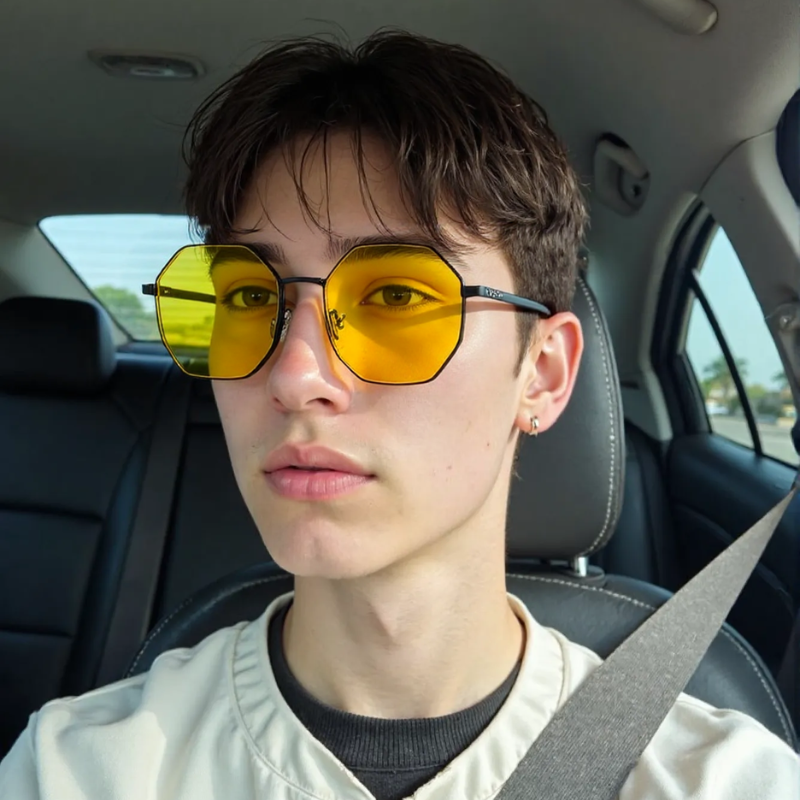 Men's Night Driving Anti Glare Sunglasses