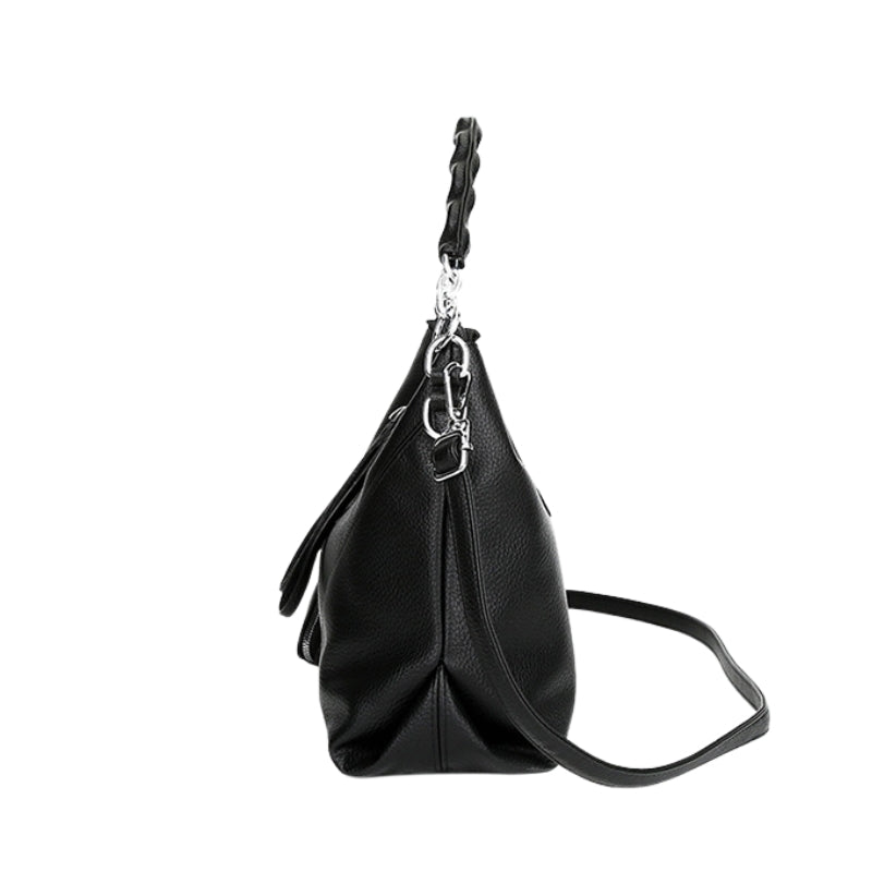 Versatile Large Capacity Shoulder Bag with Pouch