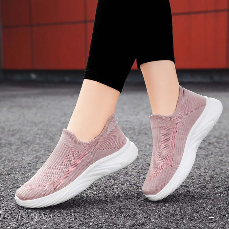 Men's Lightweight Elastic Knit Walking Casual Shoes