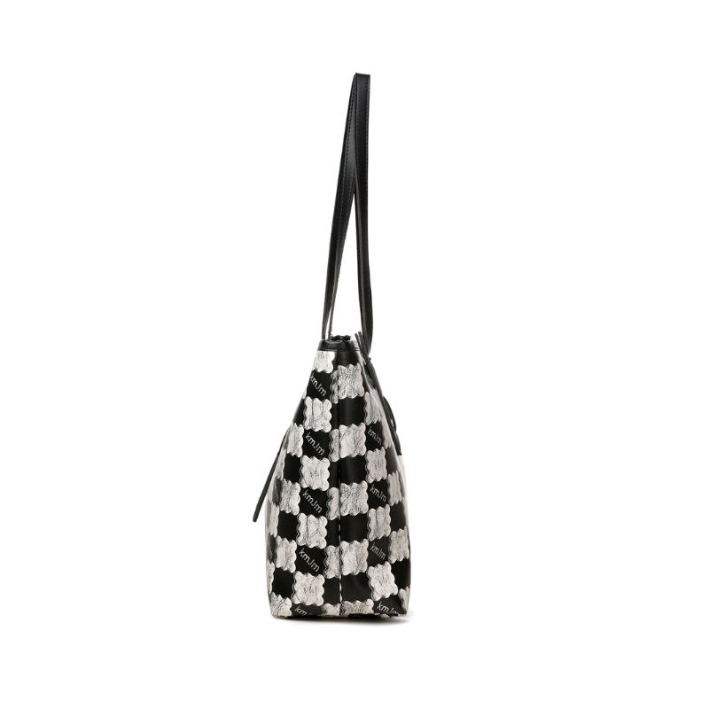 Sienna Grid Tote Bag
