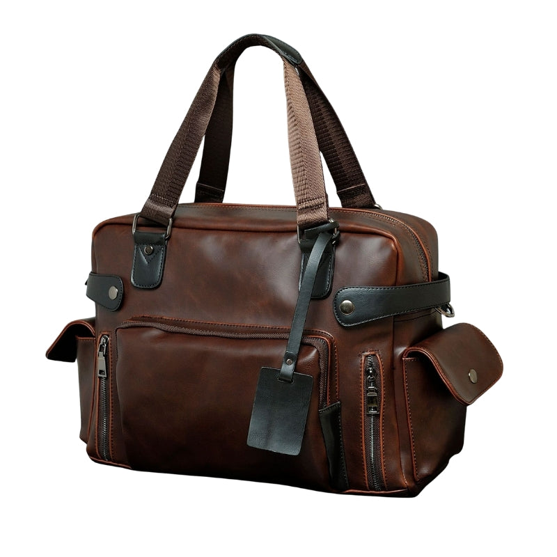 American Retro Wear Resistant Leather Shoulder Bag