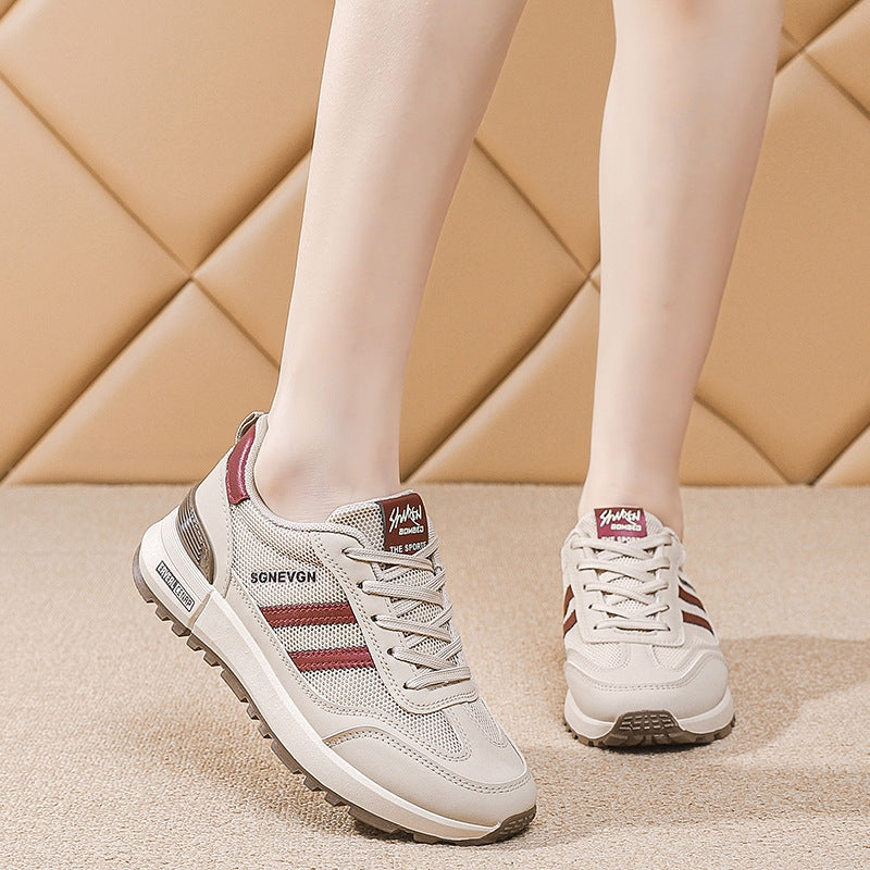 Women's Performance Mesh Platform Runner Shoes