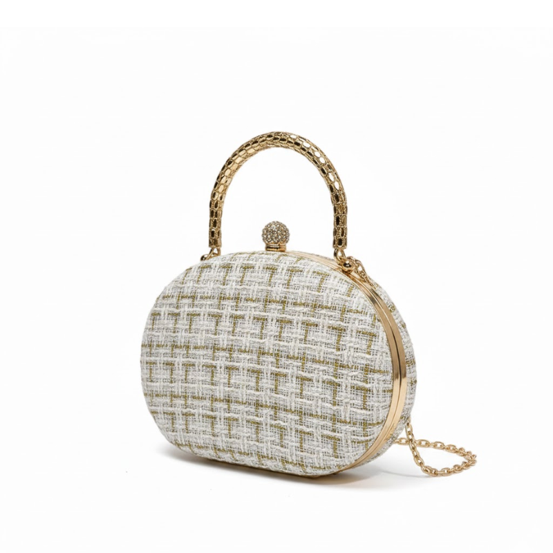 Imperial Tweed Clutch Bag