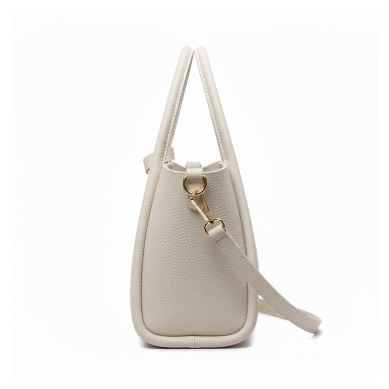 Minimalist Taupe Bucket Handbag