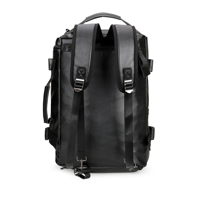 Fashion Business Casual Leather Look Travel Backpack