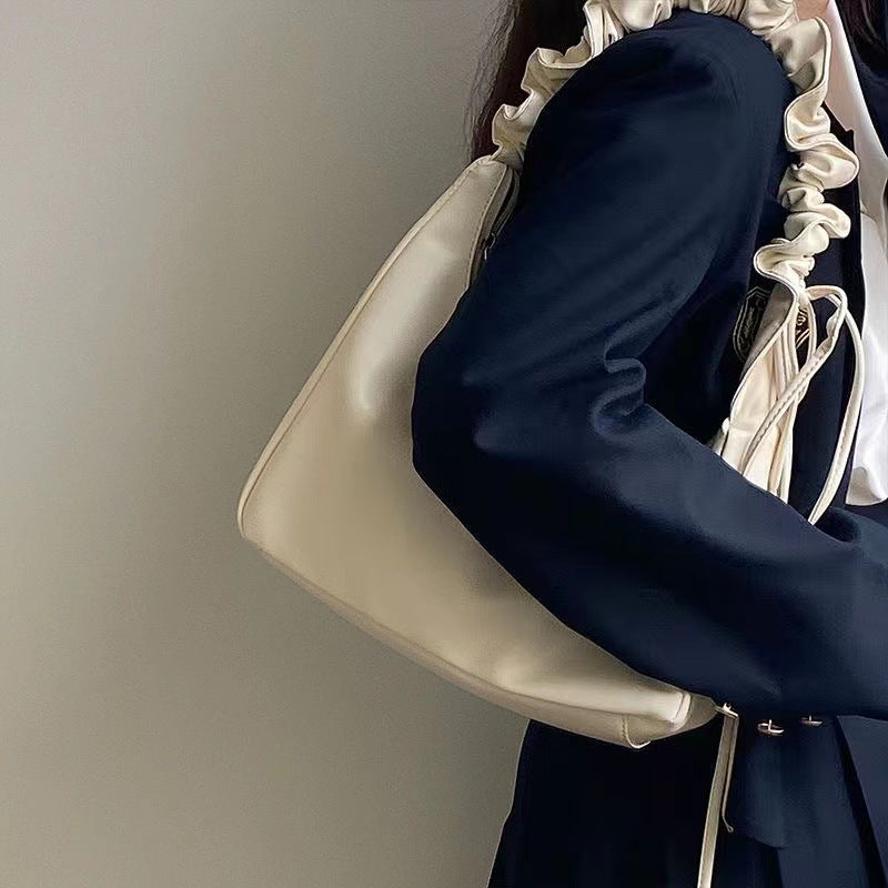 Retro Pleated Underarm Shoulder Bag
