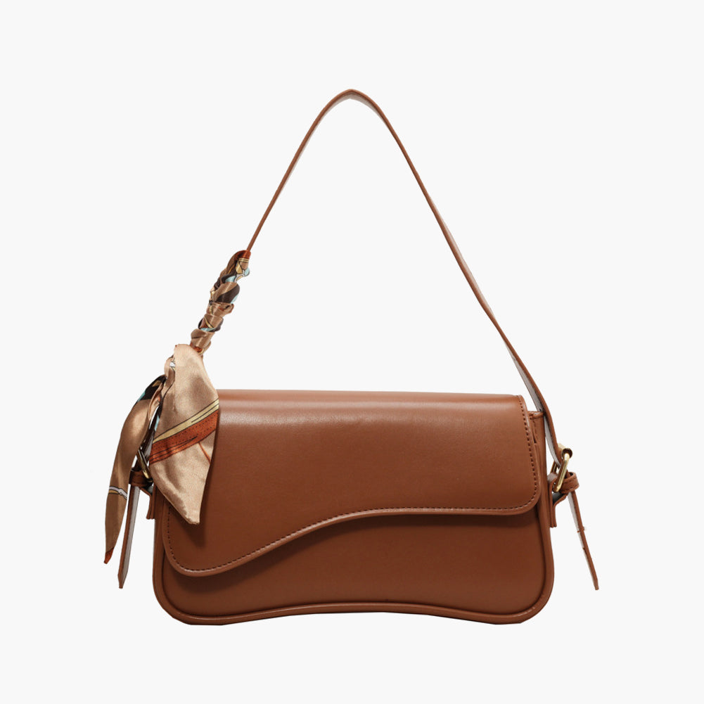 Textured Niche Autumn Shoulder Crossbody Square Bag