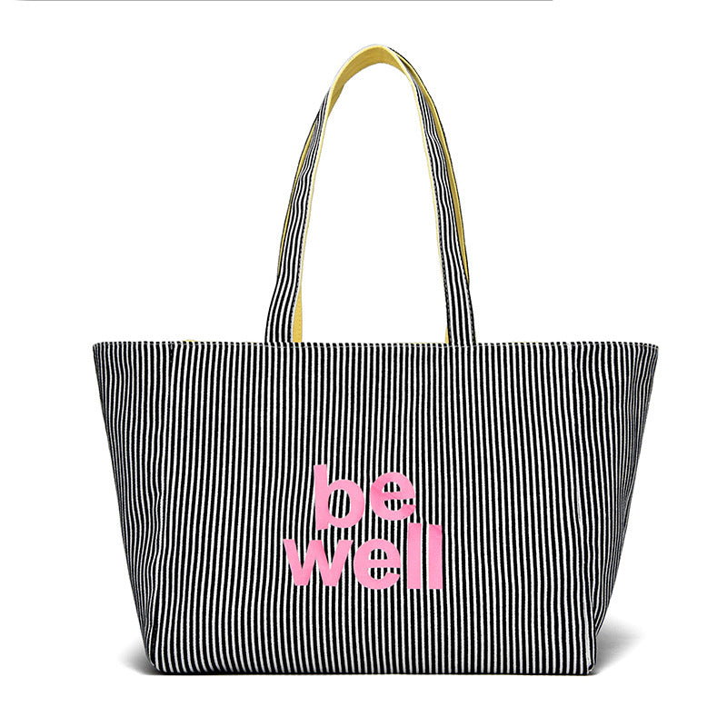 ColorWave Women’s Canvas Tote Bag