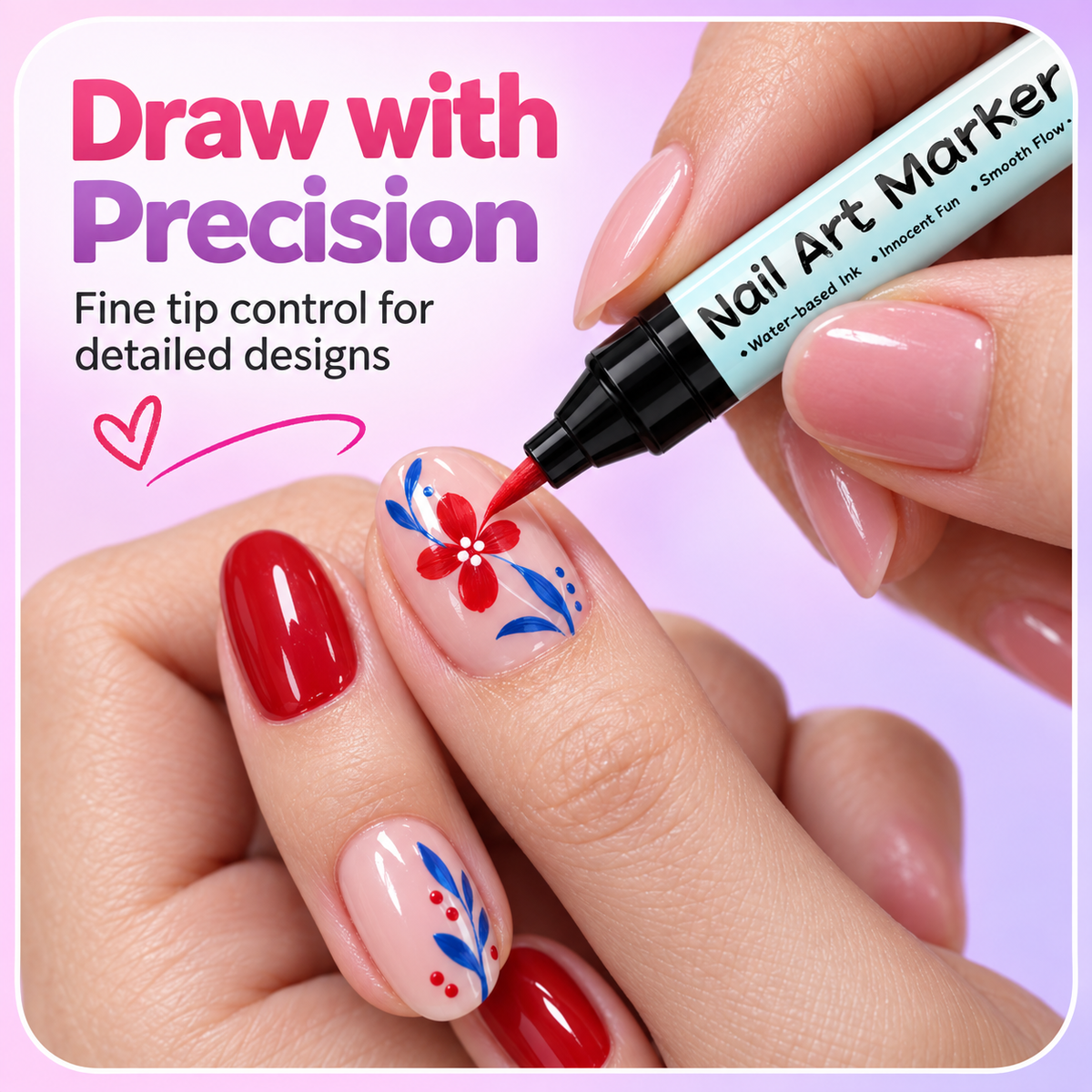 Dual-Tip Nail Art Pen
