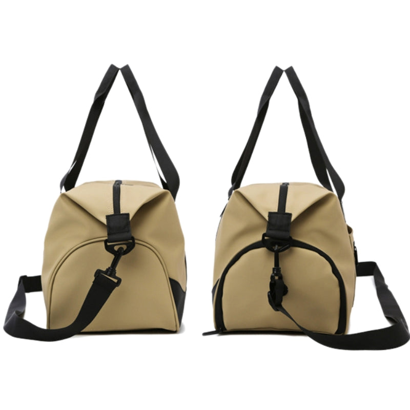 Large-Capacity Oxford Gym Duffle with Shoe Compartment