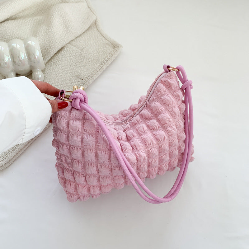 Summer Bubble Style Nylon Casual Shoulder Commuter Bag