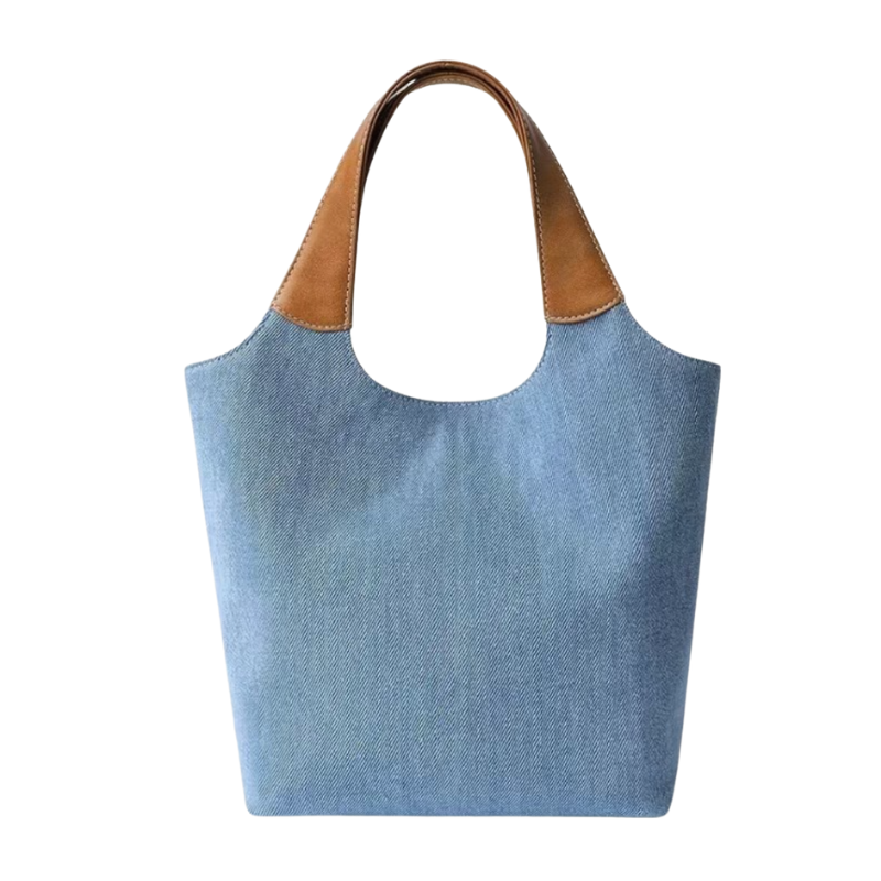 The Denim Bloom Tote