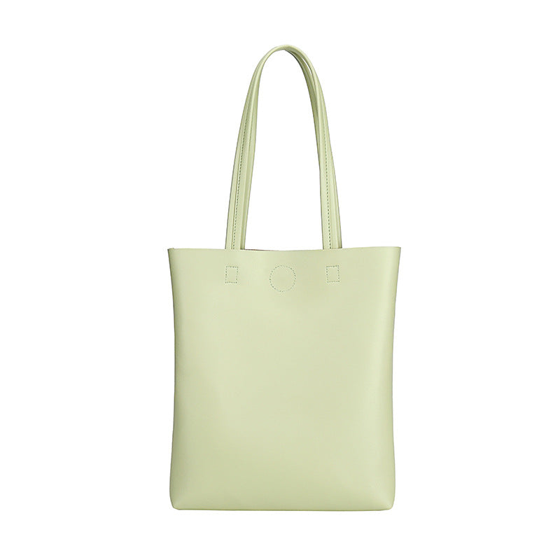 Soft PVC Large Capacity Shoulder Tote Bag
