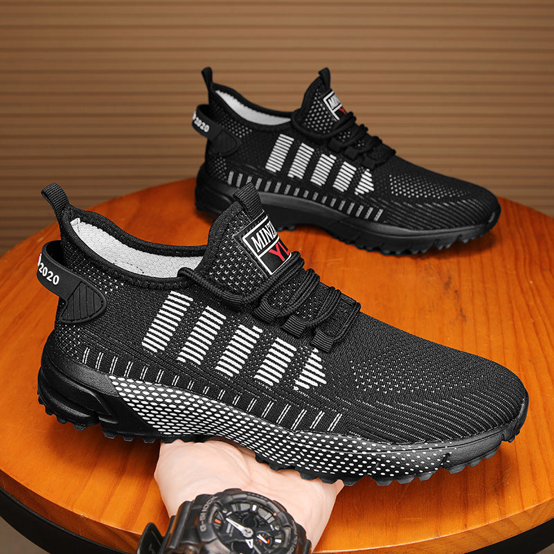 Men’s Trend Flex Lace-Up Sports Runner Shoes