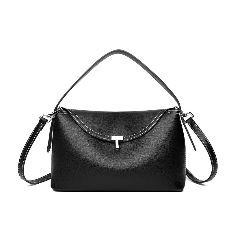 Sienna Cowhide Square Handbag