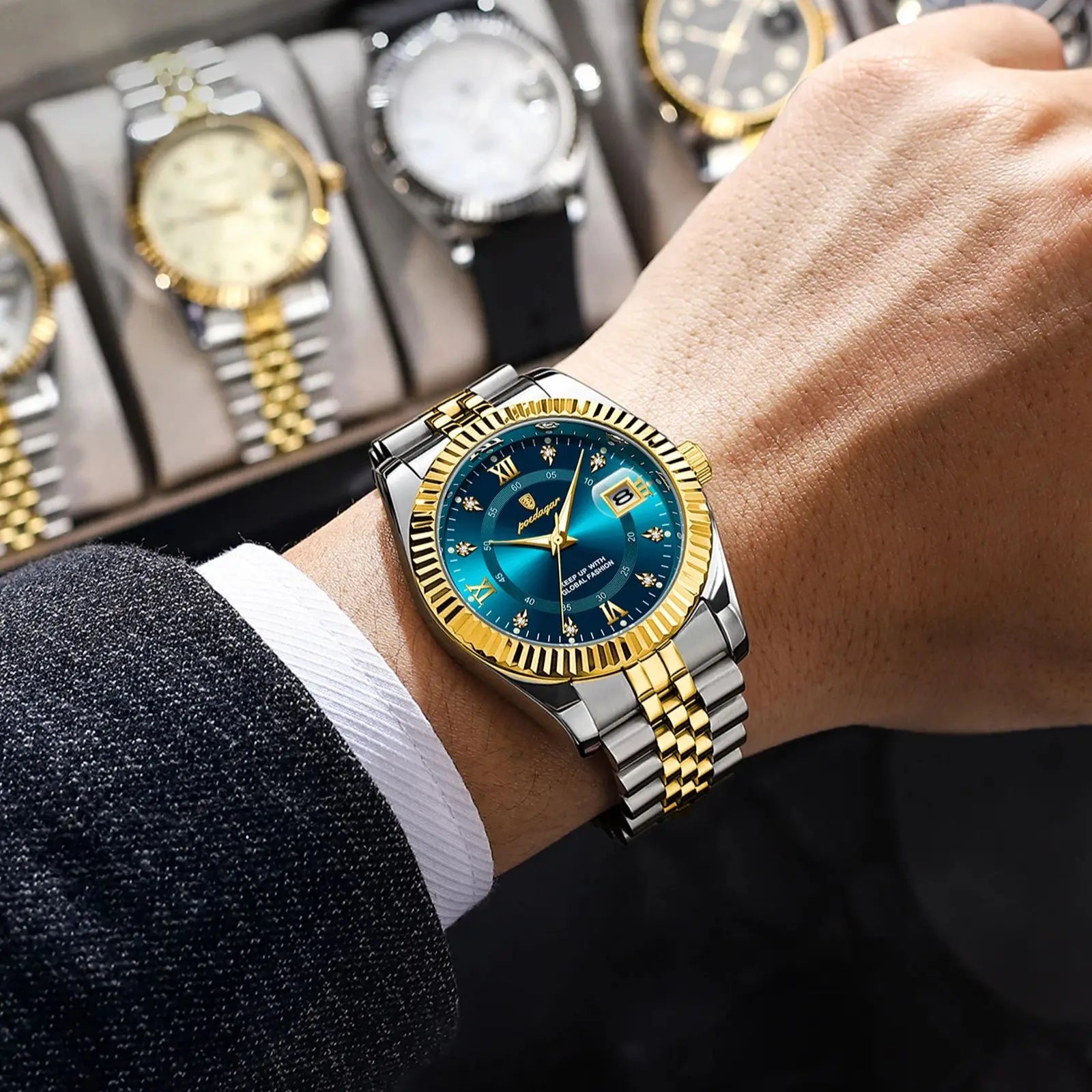 Executive Luxe Men's Quartz Watch