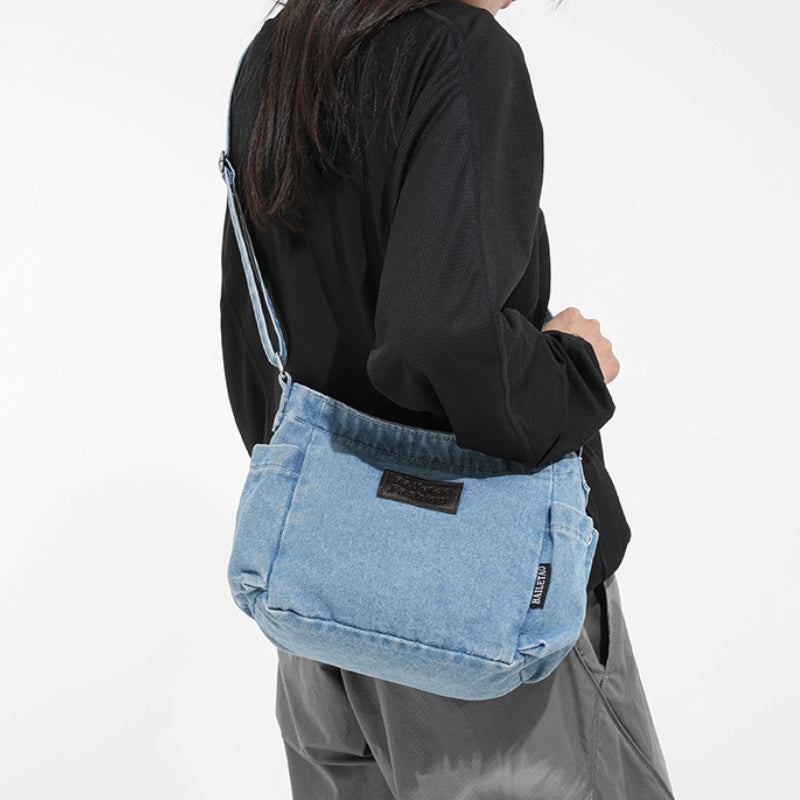 Women's High End Retro Denim Shoulder Bag