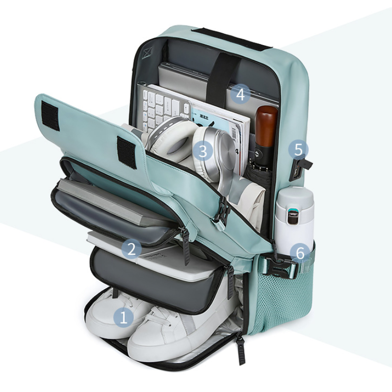 Oxford Cloth Large Capacity Travel Backpack