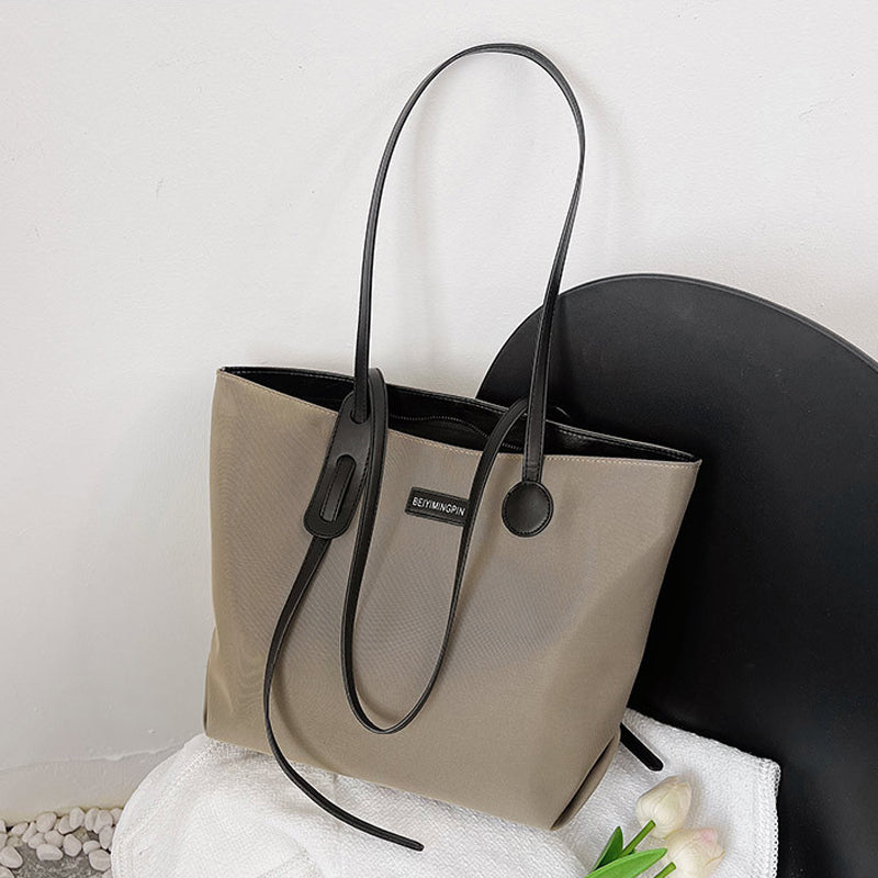 Waterproof Nylon Commuter Large Shoulder Tote Bag