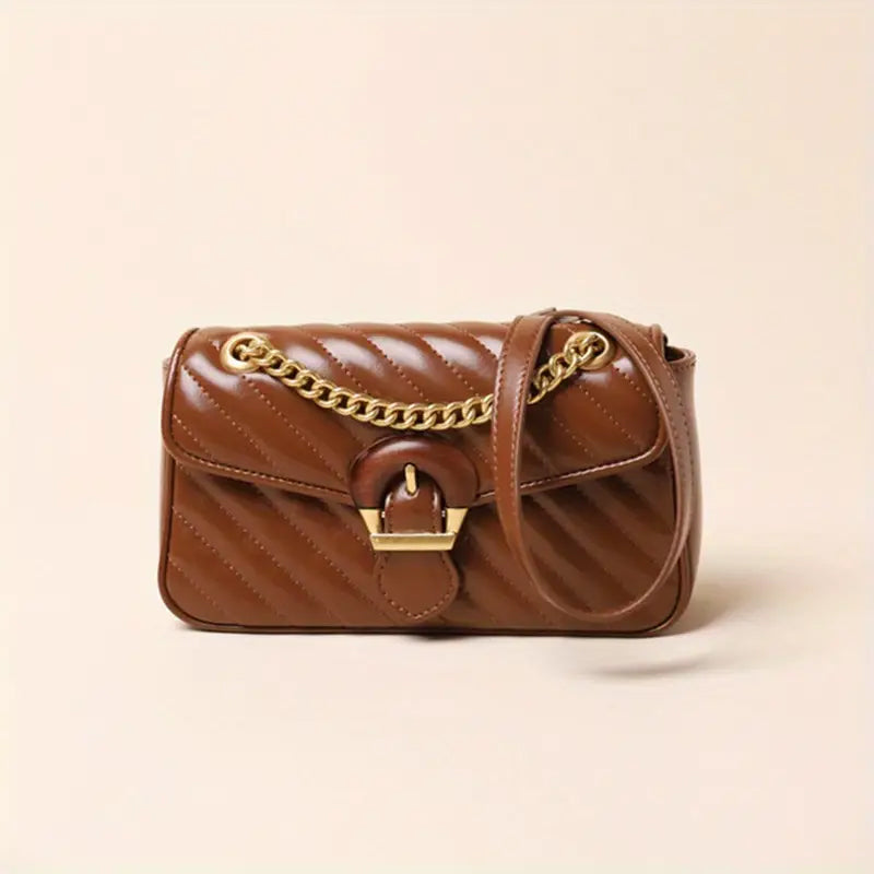 Embroidered Luxury Chain Mini Crossbody Bag