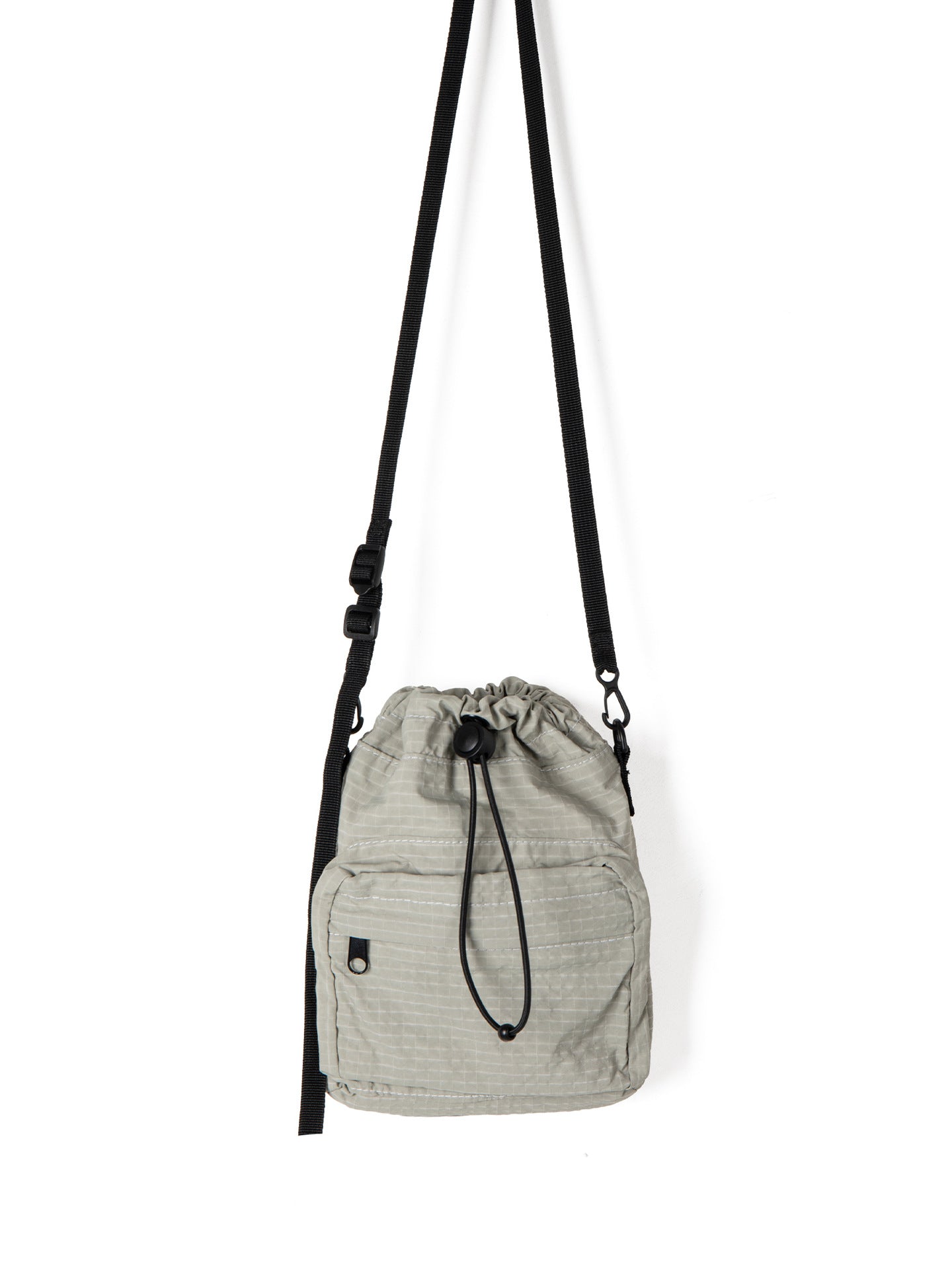 Urban Grid Nylon Crossbody Bag