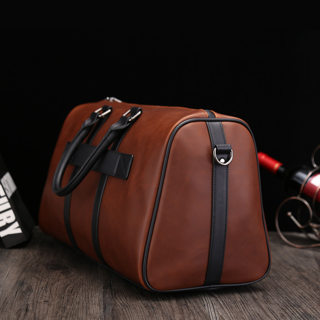 Trendy Retro Men's Horizontal Duffle Bag