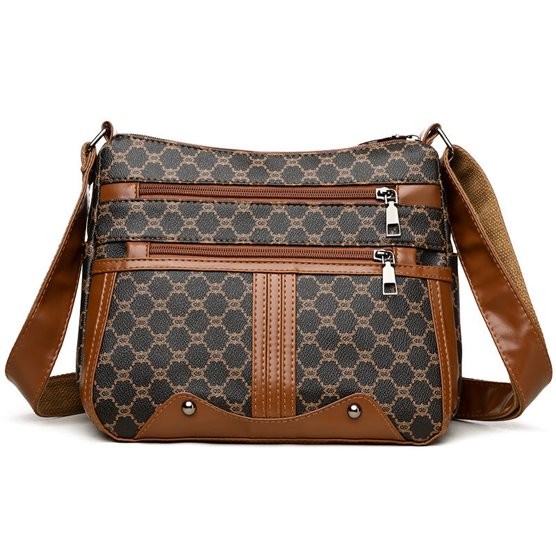 Splicing Pattern Fashion Shoulder Bag