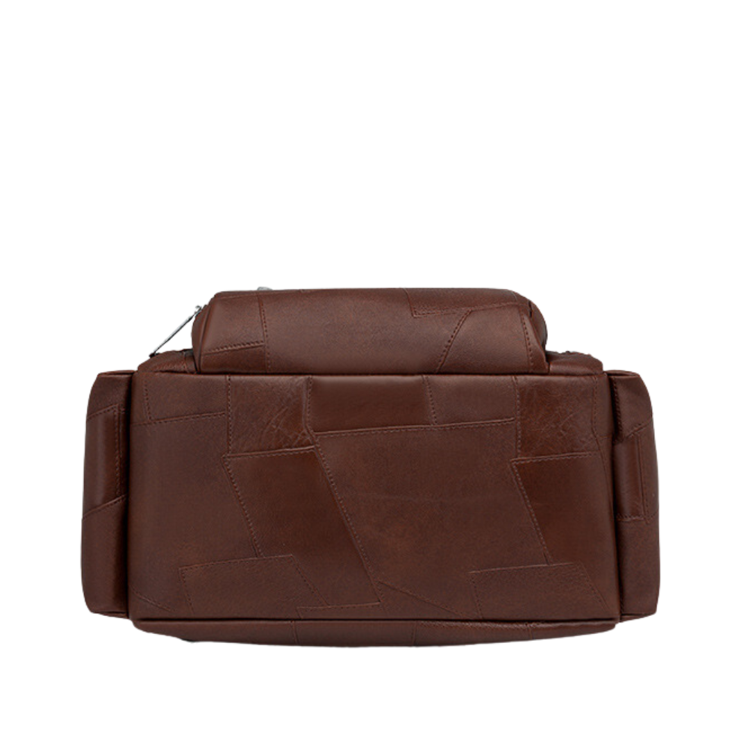 Style Large Capacity Women's Soft Leather  Backpack