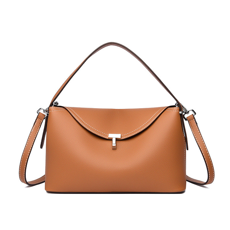 Sienna Cowhide Square Handbag