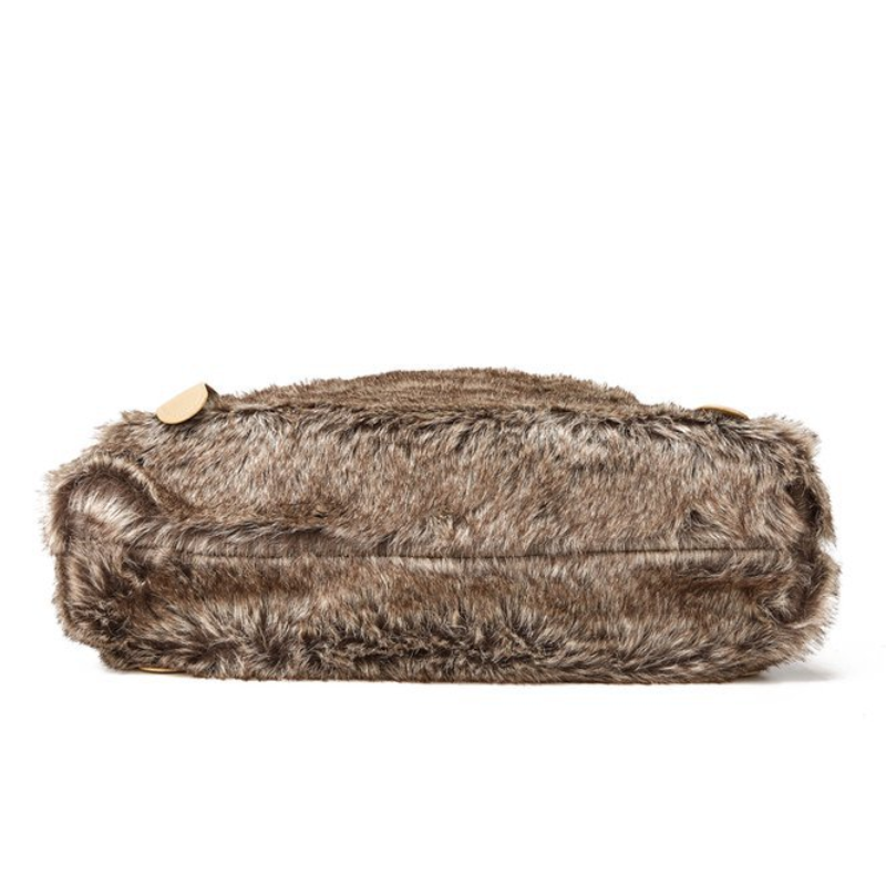 Style Velvet Wool Fashion Messenger Bag