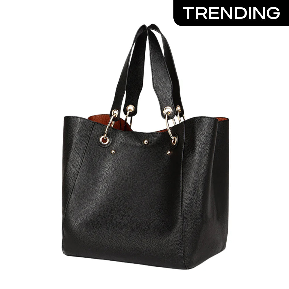 Retro Mother and Child Handbag Tote