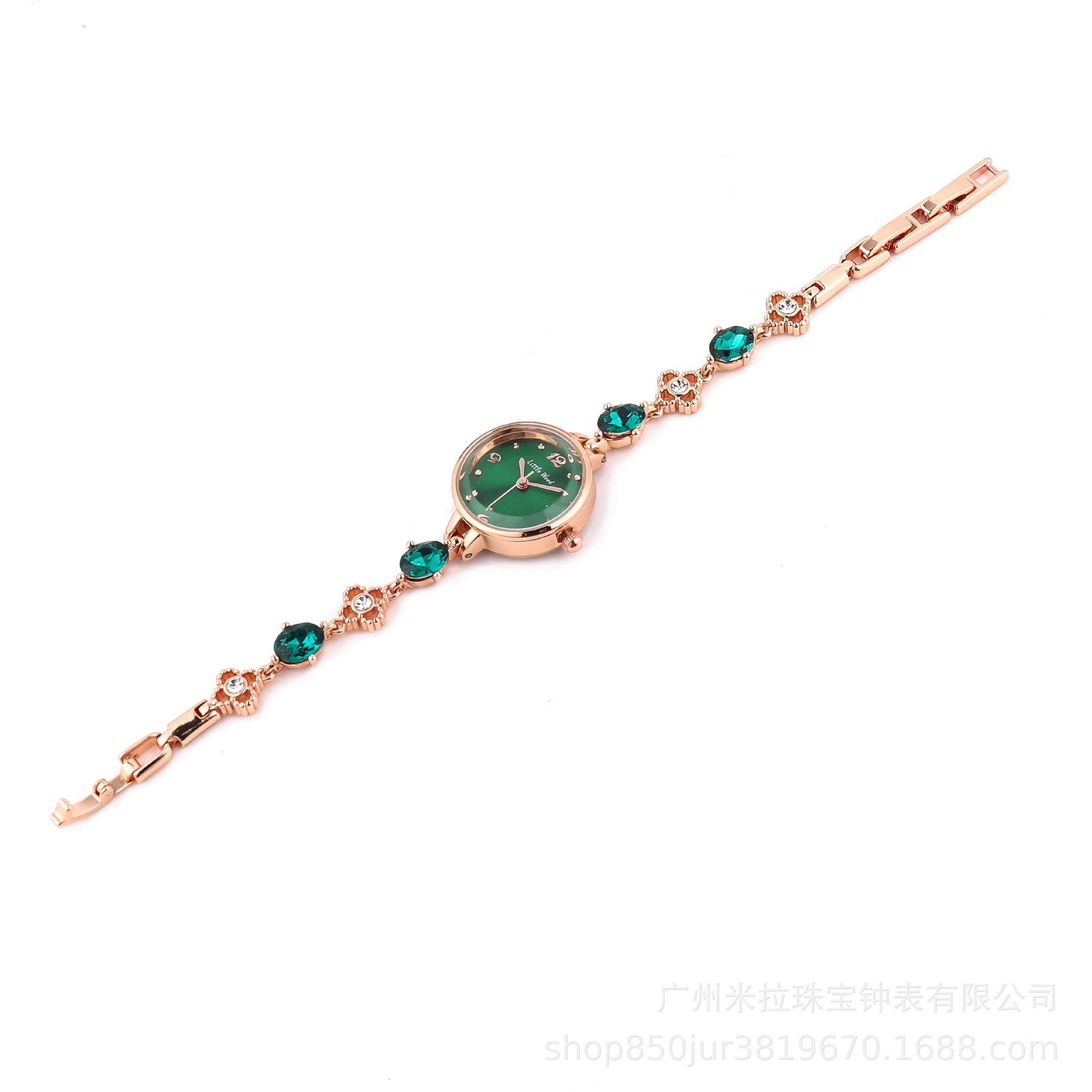 Emerald Jewel Bracelet Watch
