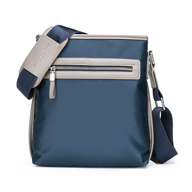 Trendy Vertical Oxford Cloth Men's Crossbody Bag