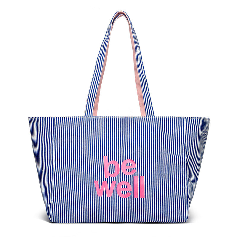 ColorWave Women’s Canvas Tote Bag