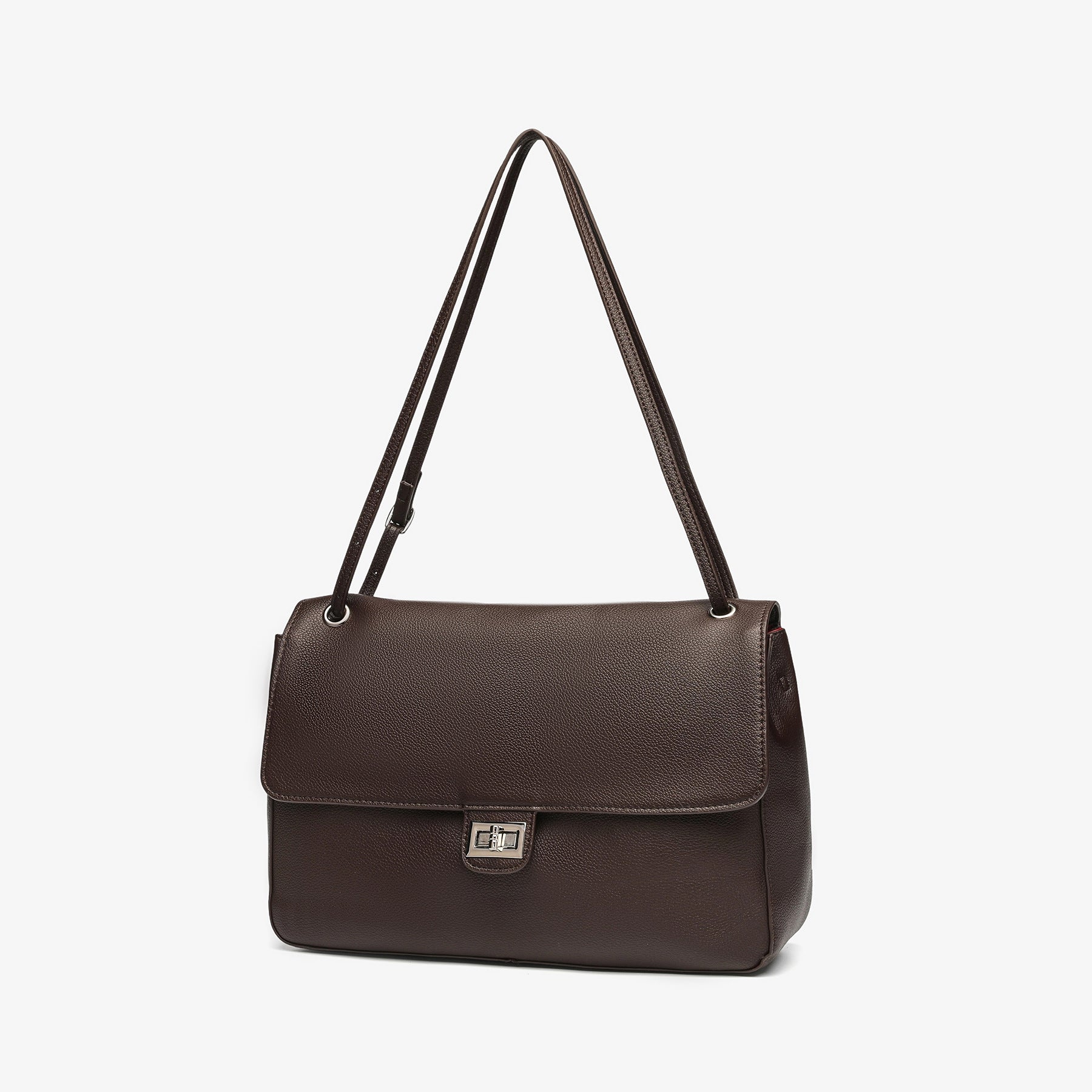 Classic Lock Flap Shoulder Bag