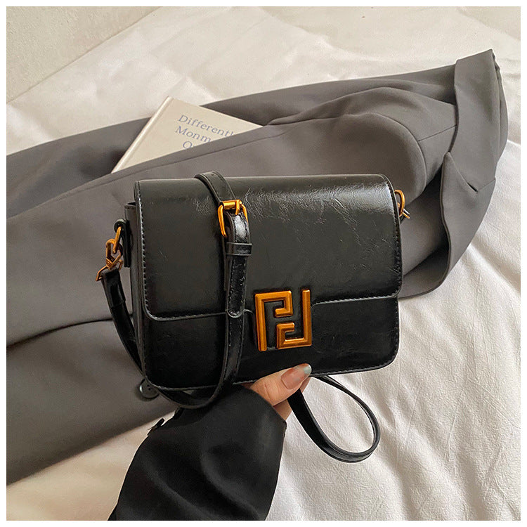 Retro Luxe Women’s Square Shoulder Bag
