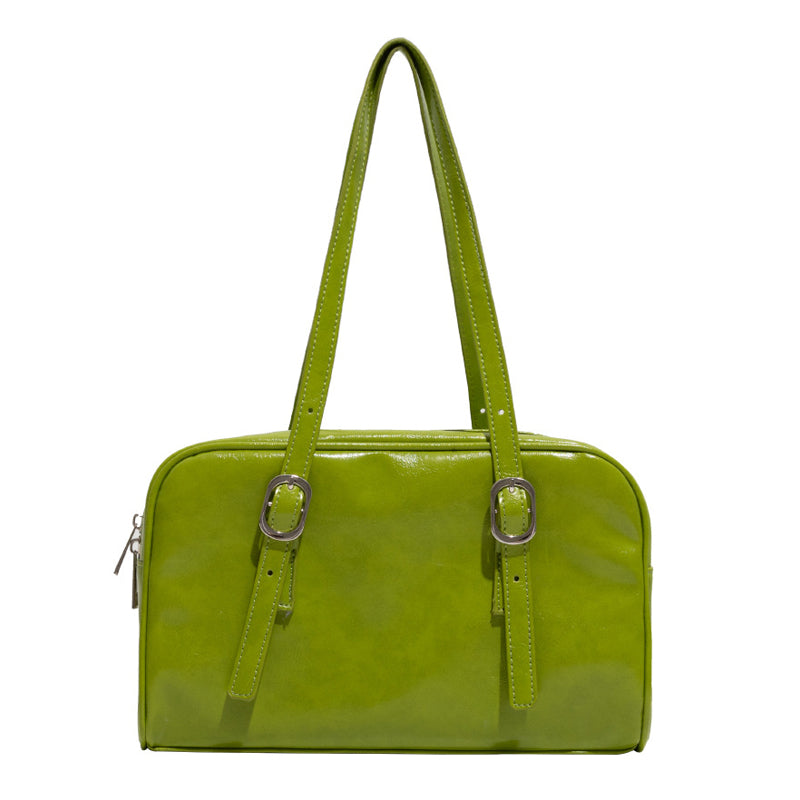 Casual Green Underarm  Tote Bag