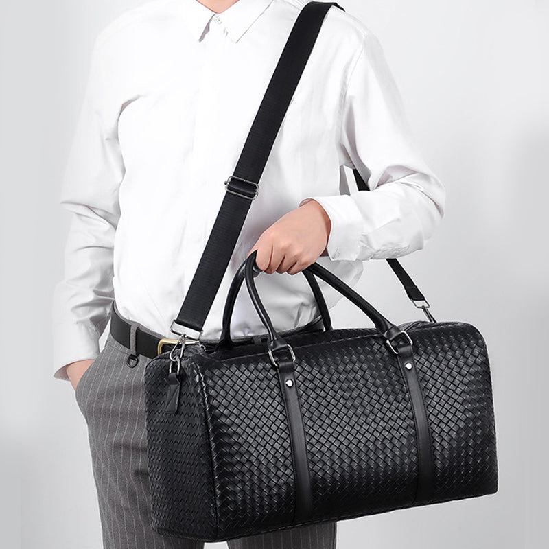 PU Leather Dry-Wet Separation Large Fitness Travel Bag