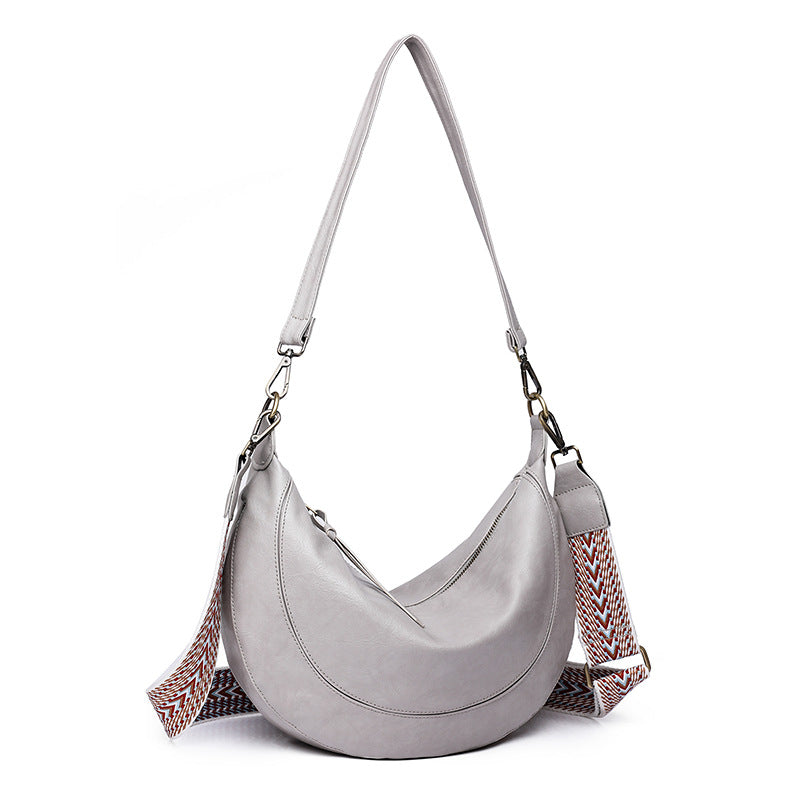 Crescent Style Large Capacity Shoulder Bag