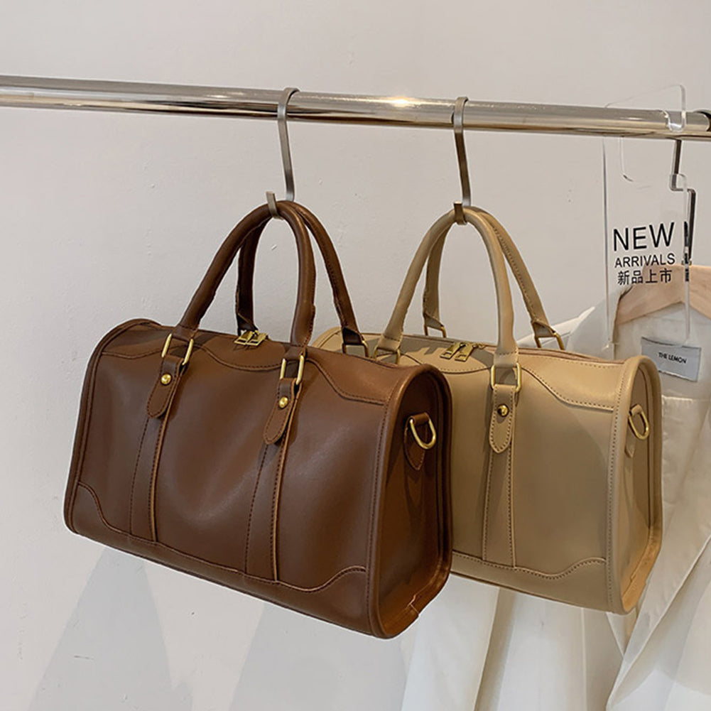Trendy Solid Color Pillow Duffle Shoulder Bag