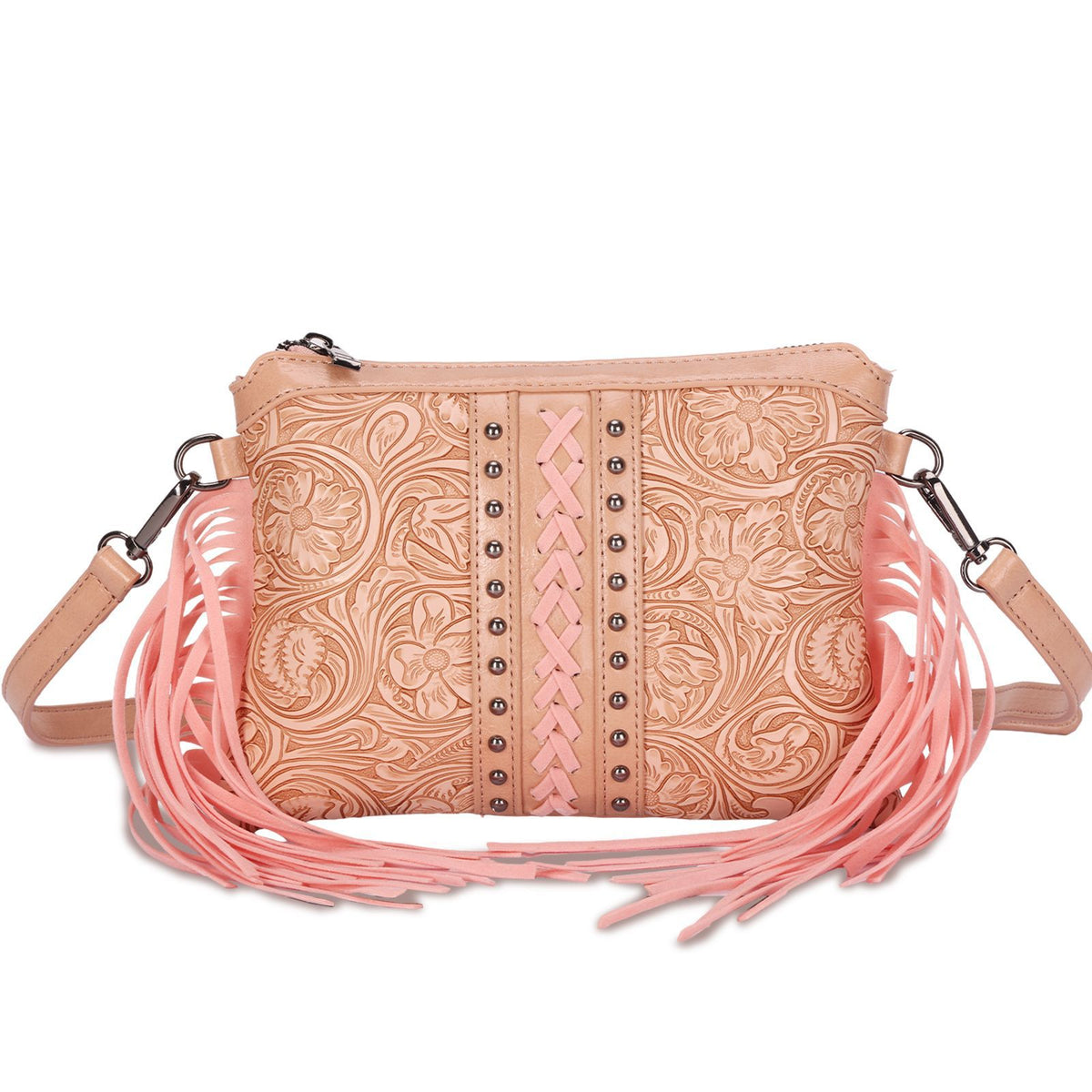 Boho Charm Women’s Tassel Crossbody Bag