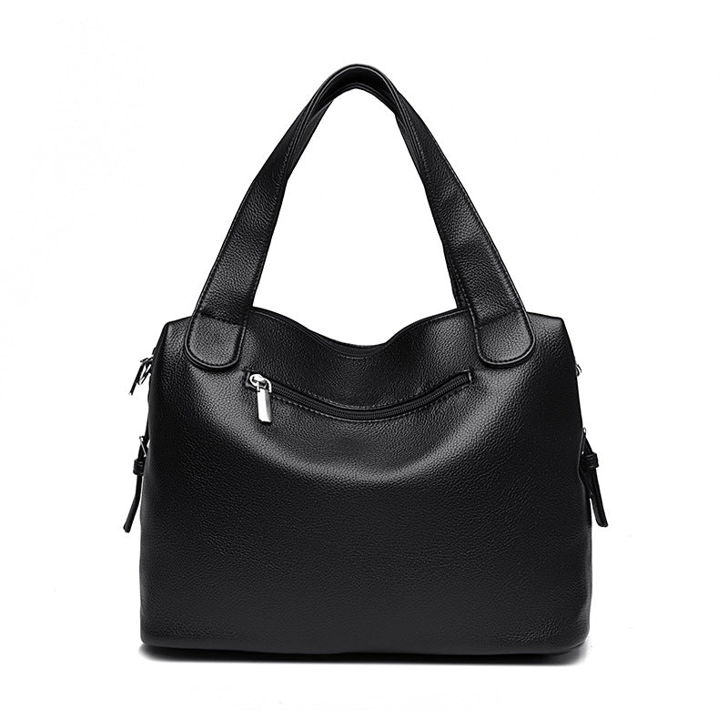 Soft Leather Large Capacity Shoulder Bag For Women