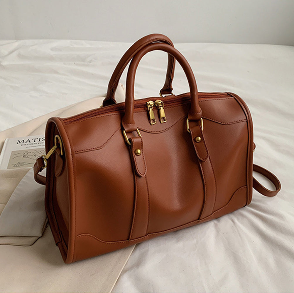 Trendy Solid Color Pillow Duffle Shoulder Bag