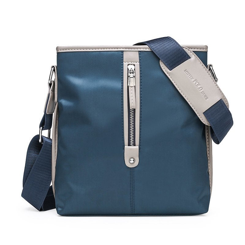 Trendy Vertical Oxford Cloth Men's Crossbody Bag