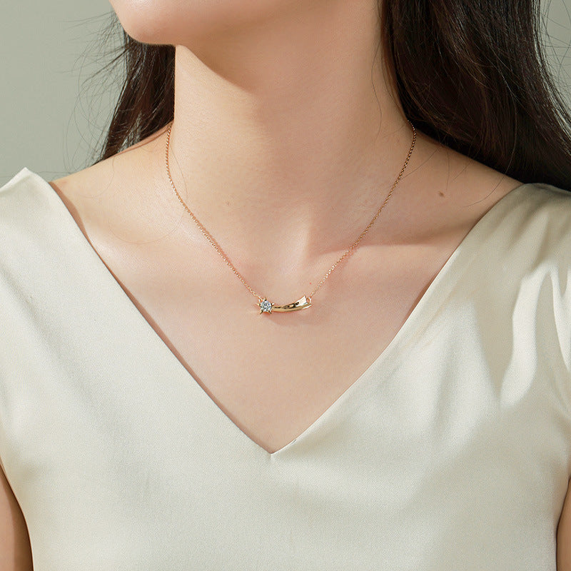 Minimal Copper Alloy Necklace
