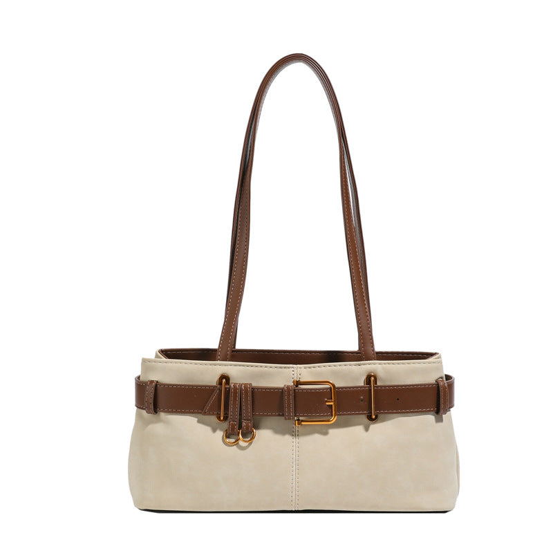 Buckle Charm Shoulder Bag